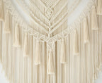 Large Macrame Wall Hanging 47" Wx 55" L Boho Wall Decor Wedding Bedroom Living Room Handmade Yarn Wall Art Craftsmanship Home Decor