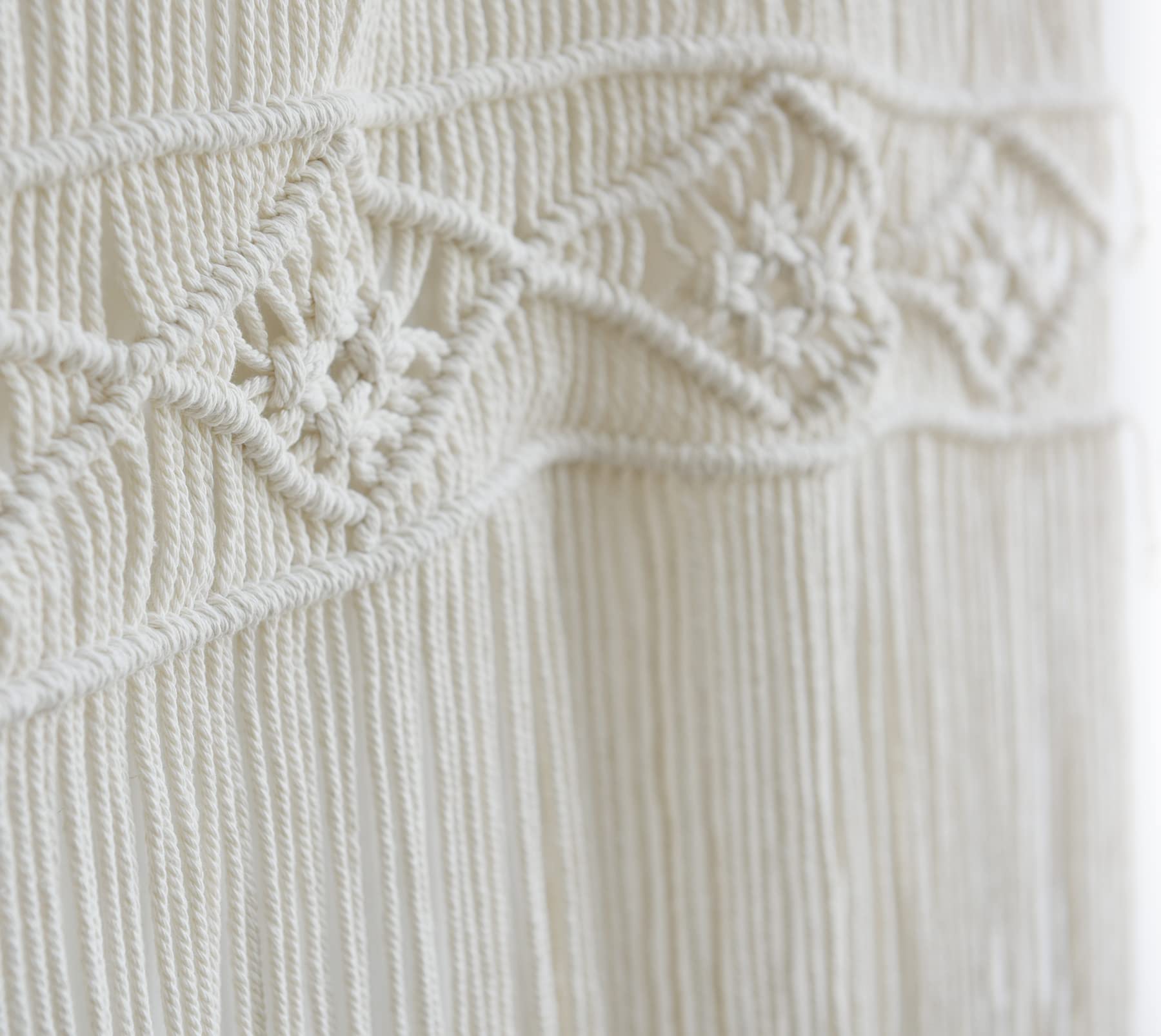 Macrame Curtains for Windows Macrame Valances Macrame Wall Decor Handmade Craftsmanship Boho Wall Decor (43"x25")