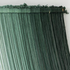 Macrame Wall Hanging Green Boho Wall Decor Textile Tassel Cord Home Decor