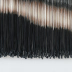 Large Macrame Wall Hanging Boho Dip Dye Black