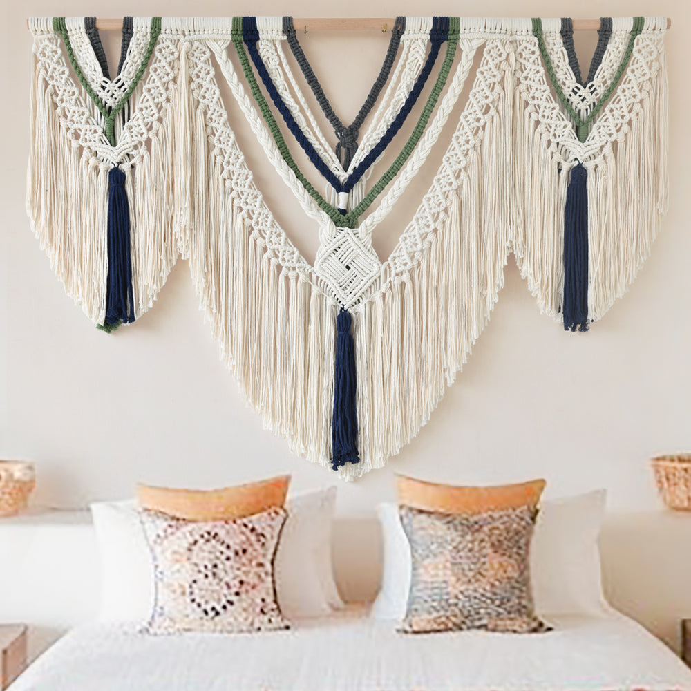 Macrame Wall Hanging Handwoven Boho Wall Decor