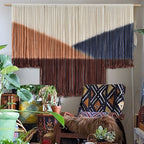 Macrame Wall Hanging Geometric Macrame Wall Art for Living Room or Bedroom Decor