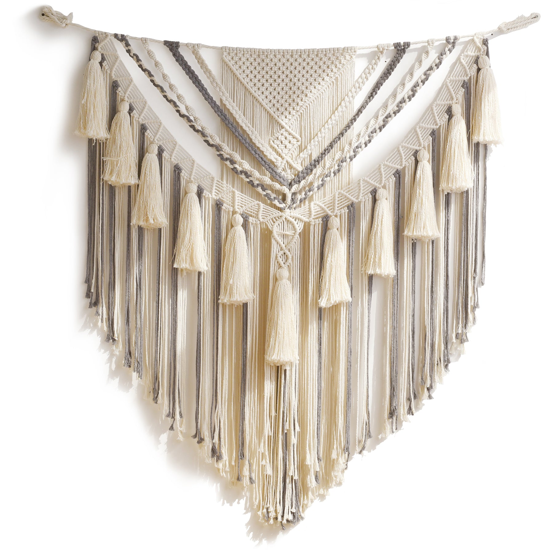 Macrame Wall Decor Panels Handmade Wall Art Home Living Room Bedroom Decor