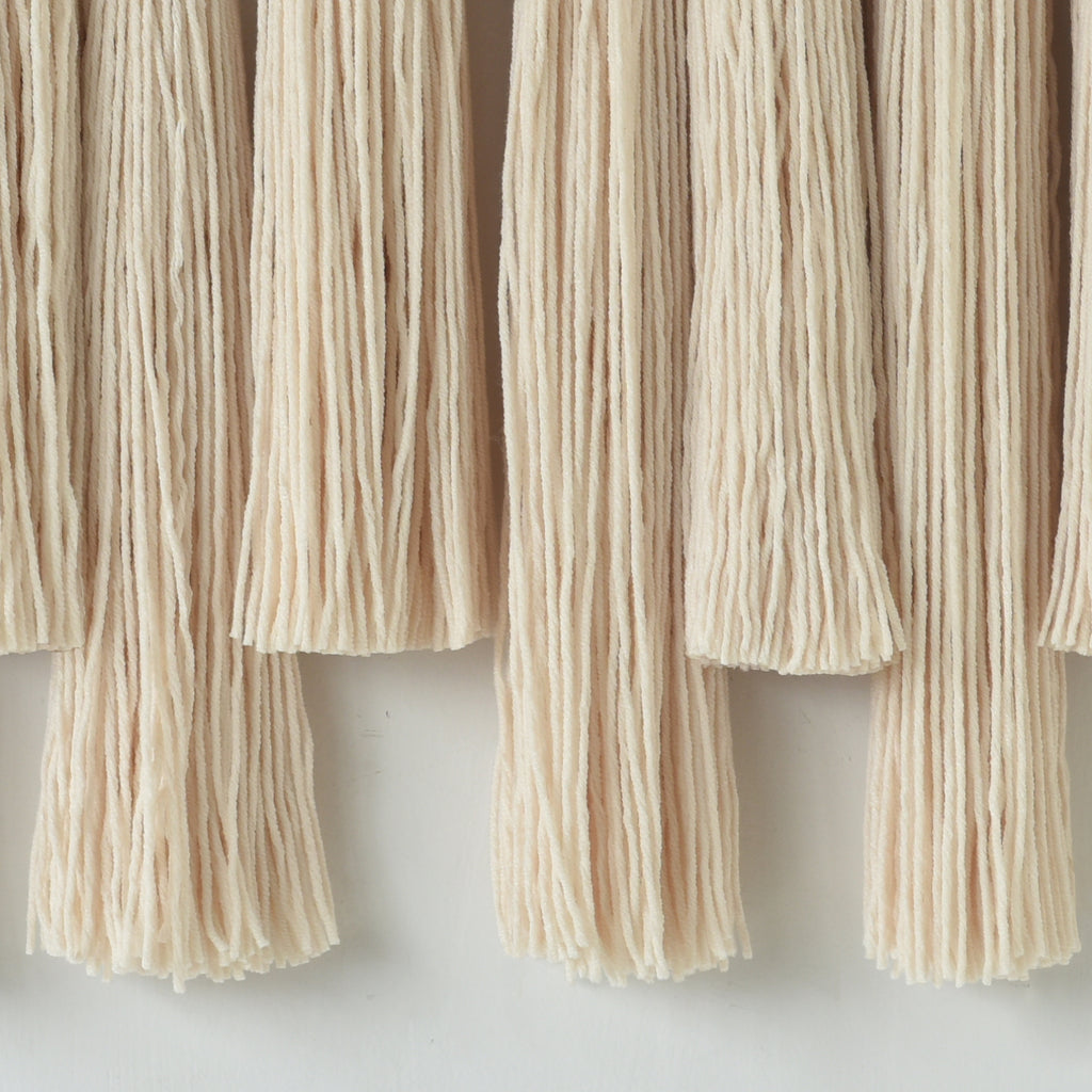 Boho Home Decor Handmade Cotton Fiber Art