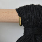 Macrame Wall Hanging Black Boho Wall Art